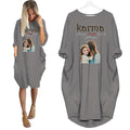 Karma Daughter Turns Out Like Mum - Personalized Pocket Dress - Mother's Day Gifts