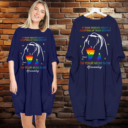 I'm Your Mom Now - Personalized Batwing Pocket Dress - Mother's Day Gifts