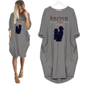 Karma Daughter Turns Out Like Mum - Personalized Pocket Dress - Mother's Day Gifts