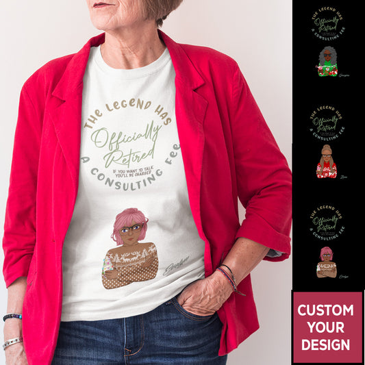 The Legend Has Officially Retired Grandma Personalized Shirt