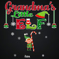 Grandma's Little Elf  - Personalized T- Shirt Teddy Bear