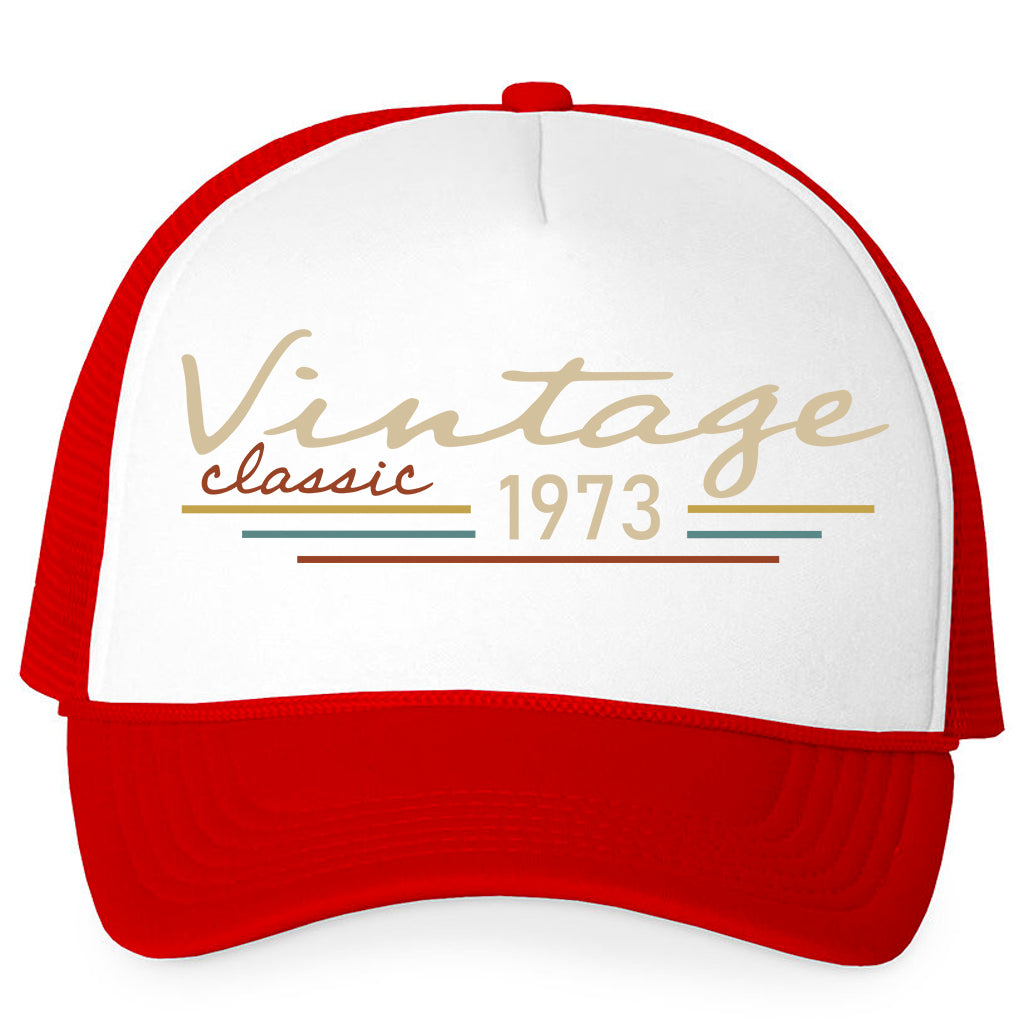 Vintage Classic Custom Birthday Gift Gildan Hammer - Personalized Trucker Cap