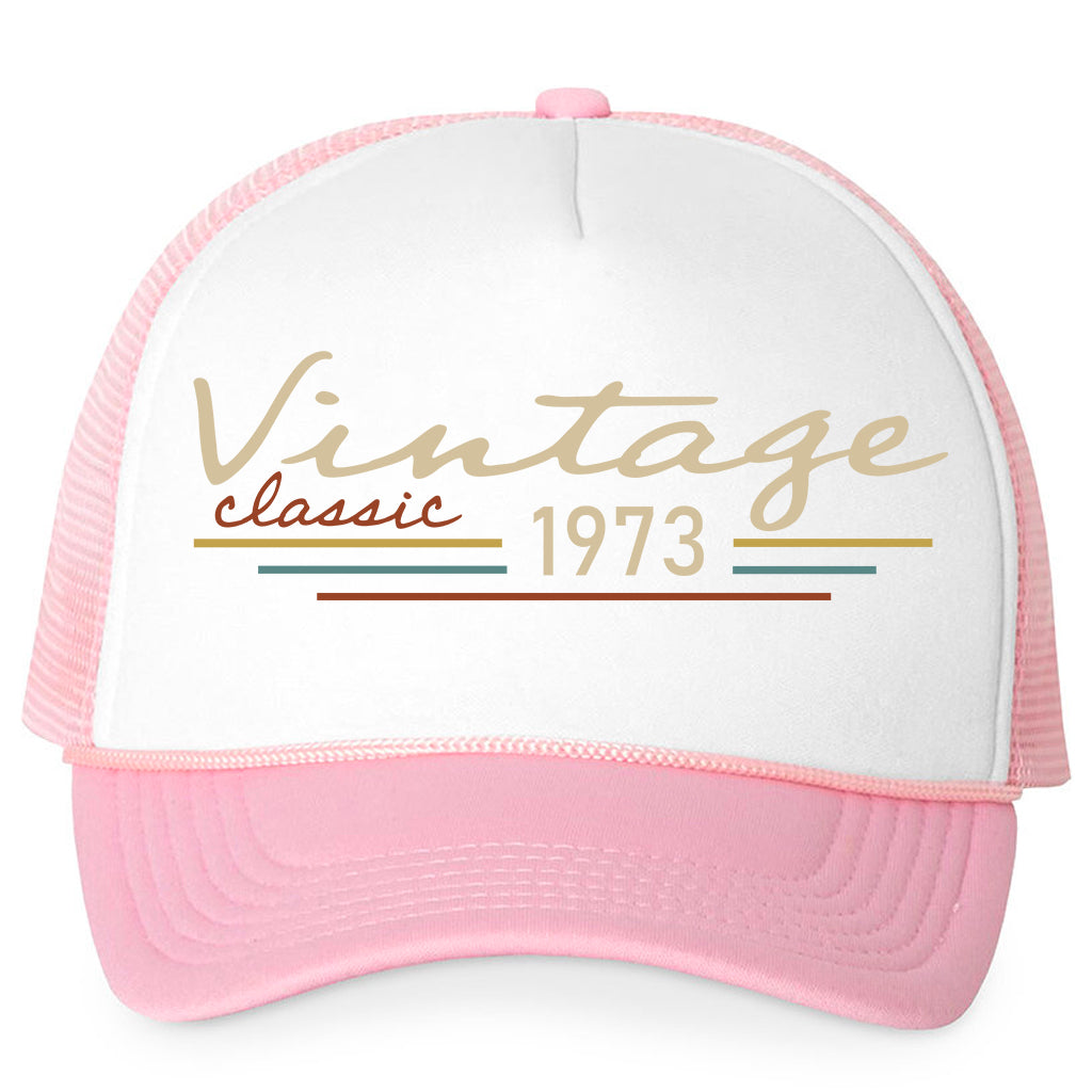 Vintage Classic Custom Birthday Gift Gildan Hammer - Personalized Trucker Cap