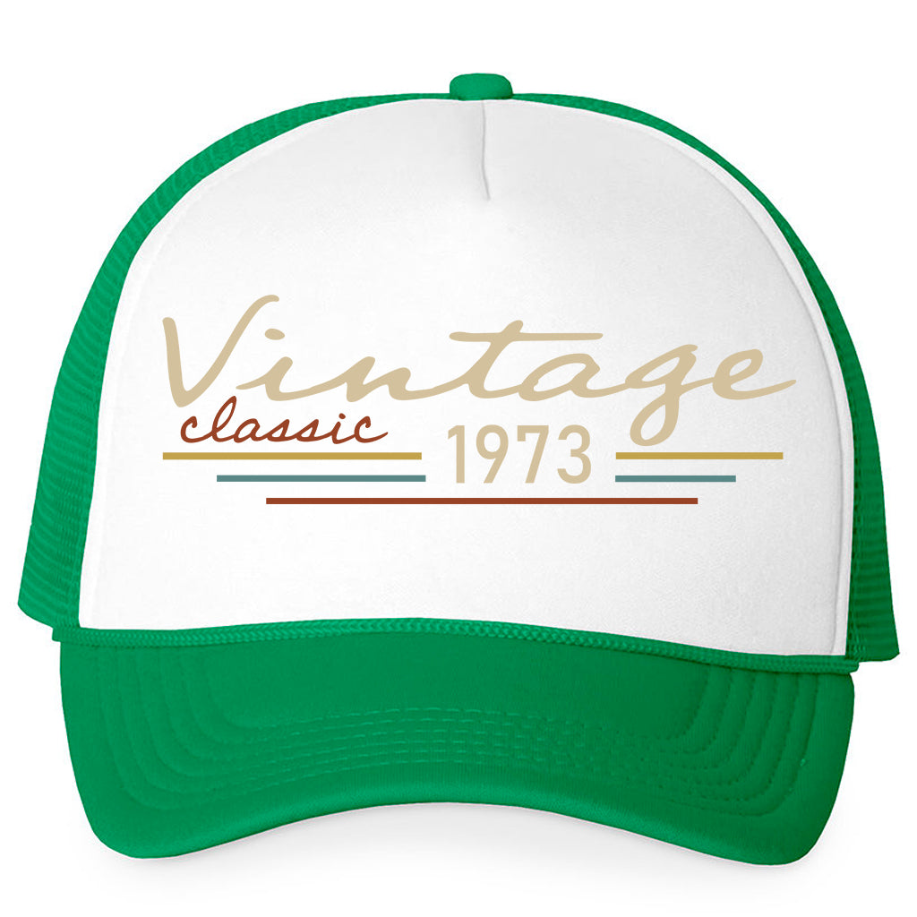 Vintage Classic Custom Birthday Gift Gildan Hammer - Personalized Trucker Cap