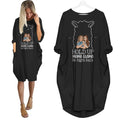 Hold Up Mama LLama Be Right Back - Personalized Pocket Dress - Mother's Day Gifts