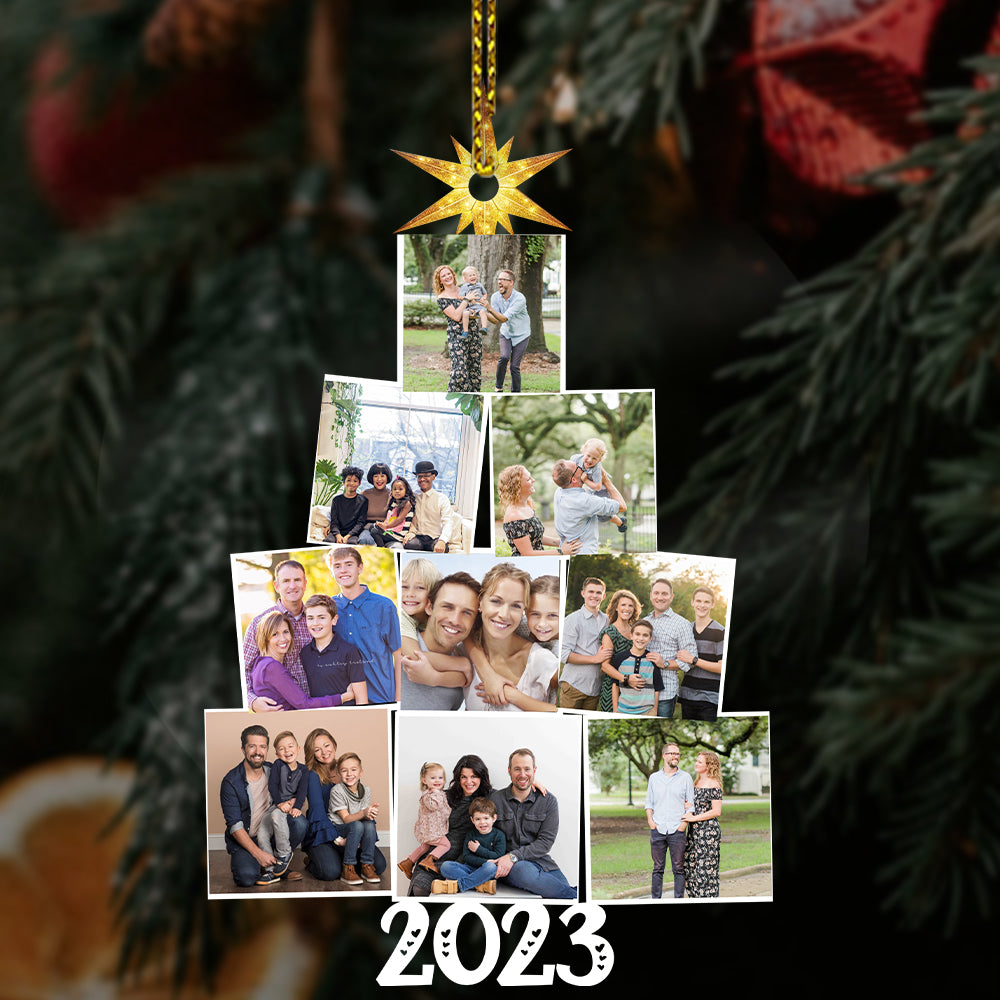 Family Photo - Personalized Christmas Ornaments