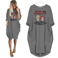 Best Freakin Partners In Crime - Personalized Pocket Dress - Mothering Sunday, Mother's Day, Birthday Gifts For Mum