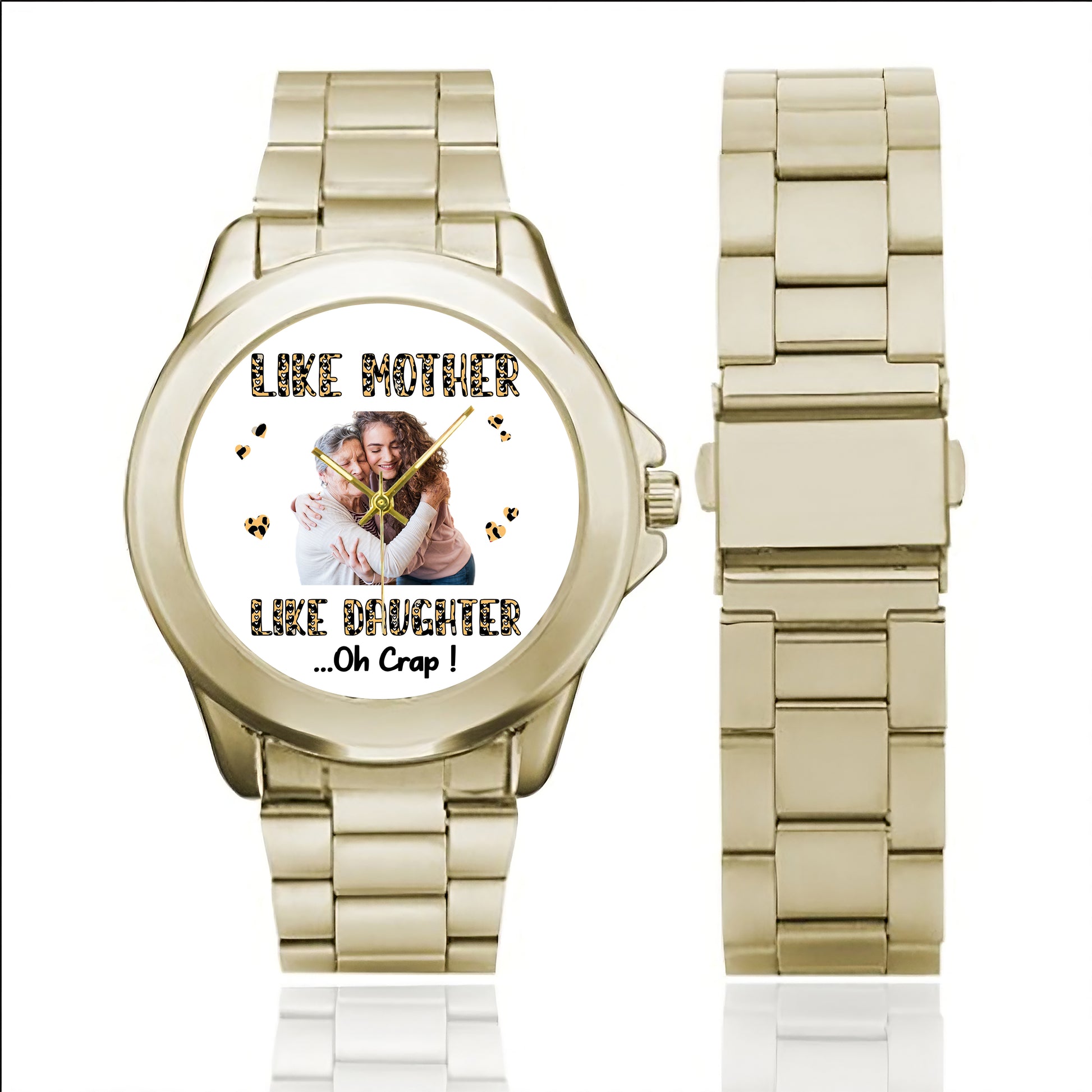 Like Mother Like Daughter - Personalized Gilt Watch - Gifts For Mother's Day, Mum's Birthday