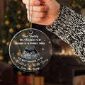 Dear Daddy This Christmas I’ll Be Snuggled Up in Mommy’s Tummy - For Expecting Dad Ornaments