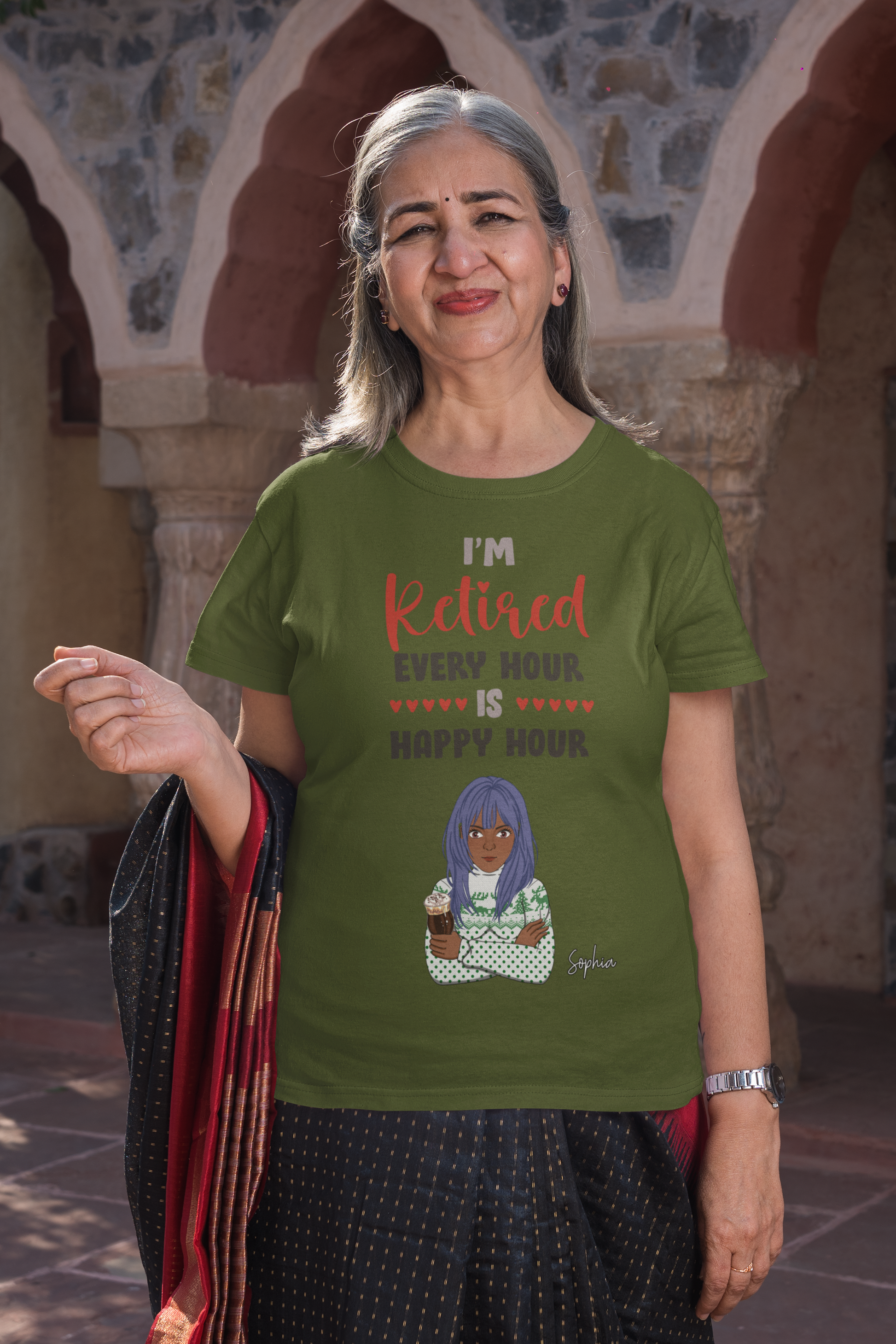 I'm Retired Every Hour Is Happy Personalized Shirt