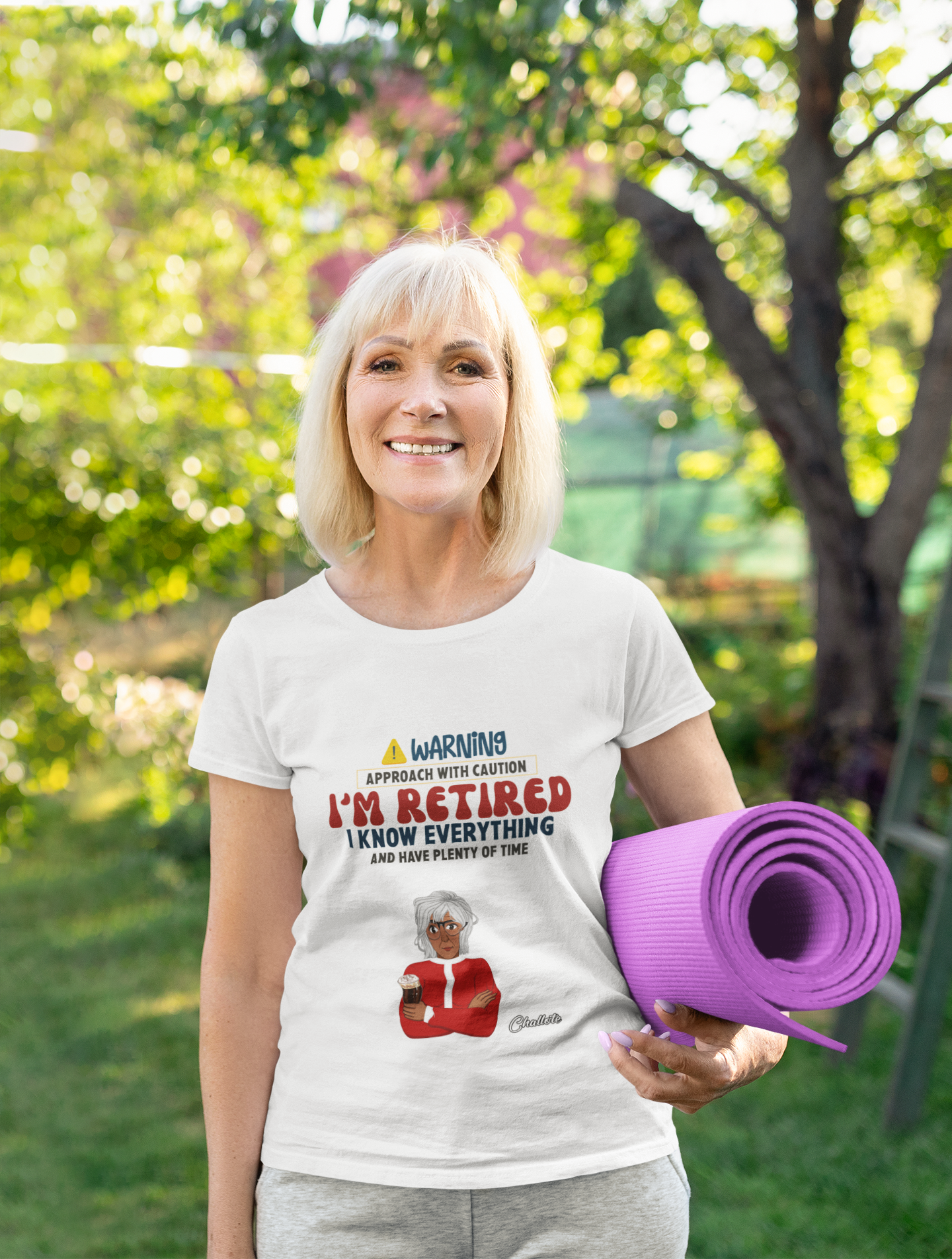 Warning I'm Retired Personalized Shirt