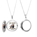 Like Mother Like Daughter - Personalized Round Photo Locket Necklace - Gifts For Mother's Day