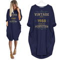 Vintage Aged To Perfection - Birthday Gifts - Personalized Pocket on Dress