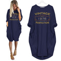 Vintage Perfection Birthday Gifts - Personalized Pocket Dress