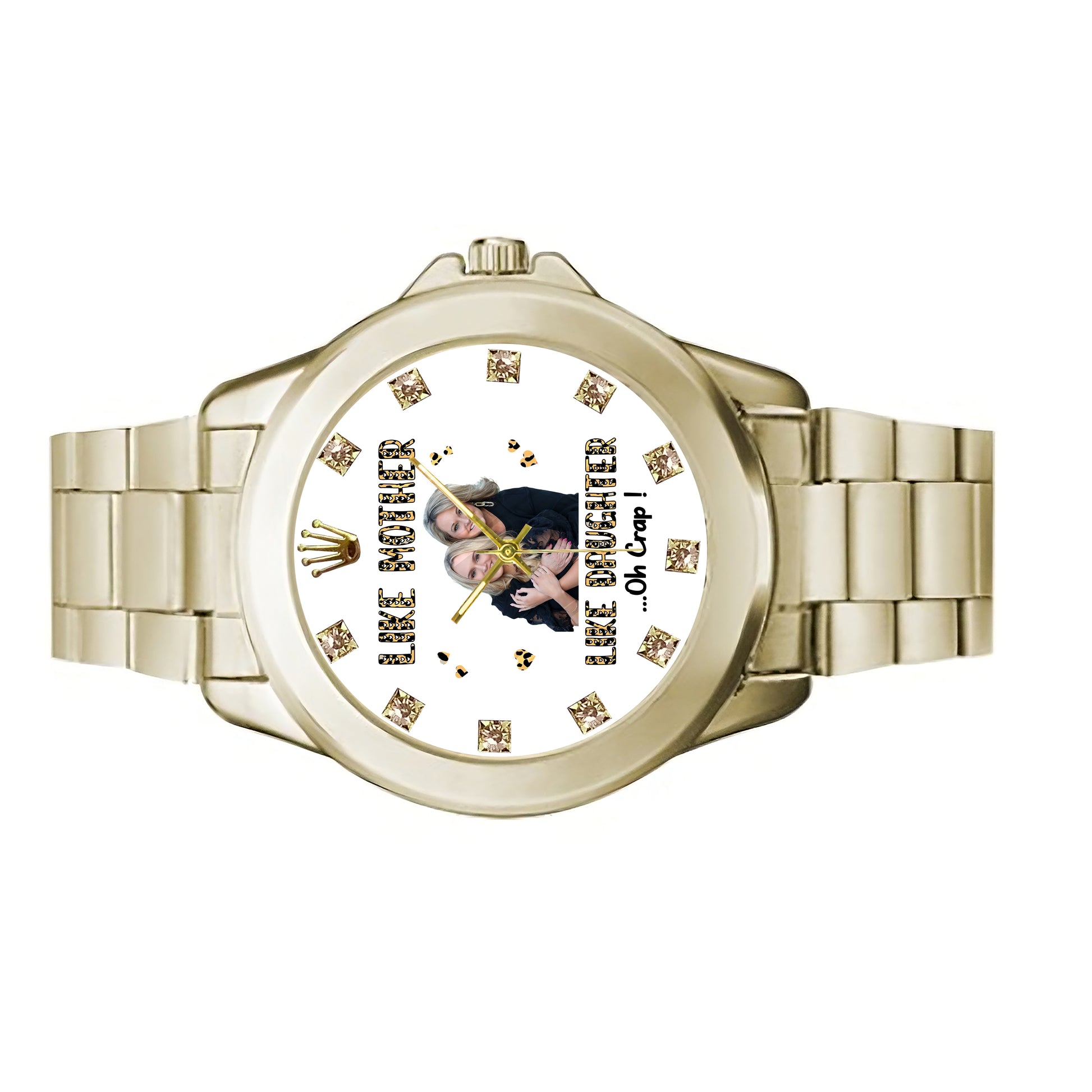 Like Mother Like Daughter - Personalized Gilt Watch - Gifts For Mother's Day, Mum's Birthday