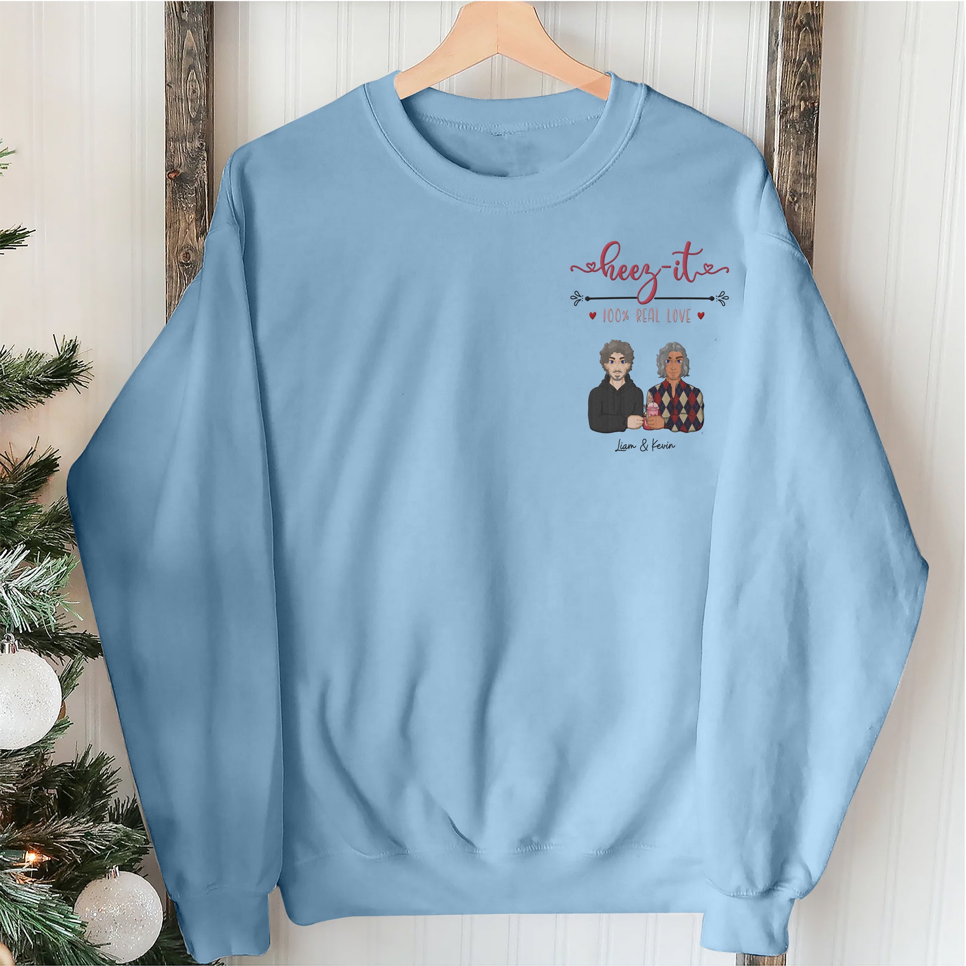 Sheez-it Heez-it - Personalized Embroidered Shirt For Couples - Valentine's Day Gift
