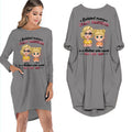 Behind Every Crazy Daughter Is A Mother - Personalized Pocket Dress 