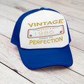 Vintage Perfection Birthday Gifts - Personalized Trucker Cap