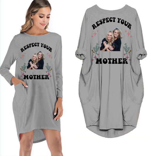 Respect Your Mother - Personalized Pocket Dress - Gift For Mother's Day