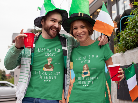 Kiss Me I'm St Patrick's Day - Personalized Shirts