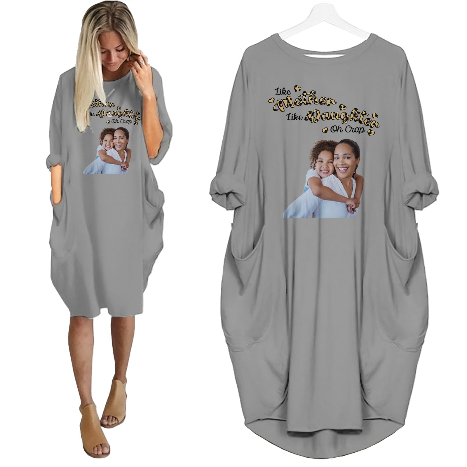 Like Mother Like Daughter - Personalized Pocket Dress - Gift For Mothering Sunday