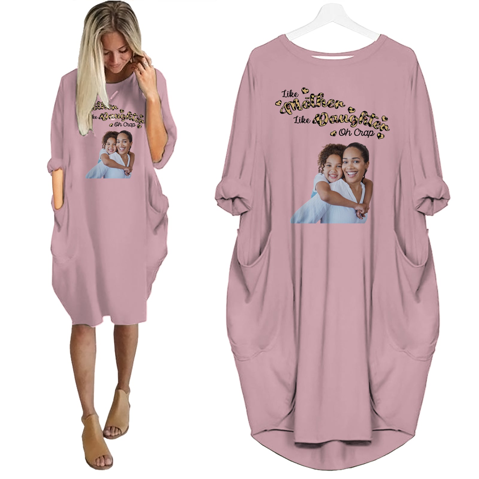 Like Mother Like Daughter - Personalized Pocket Dress - Gift For Mothering Sunday