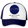 Under This Sky It All Began - Personalized Trucker Cap For Couples - Valentine's Day Gifts