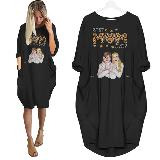 Best Mom Ever - Personalized Pocket Dress - Mother's Day Gifts