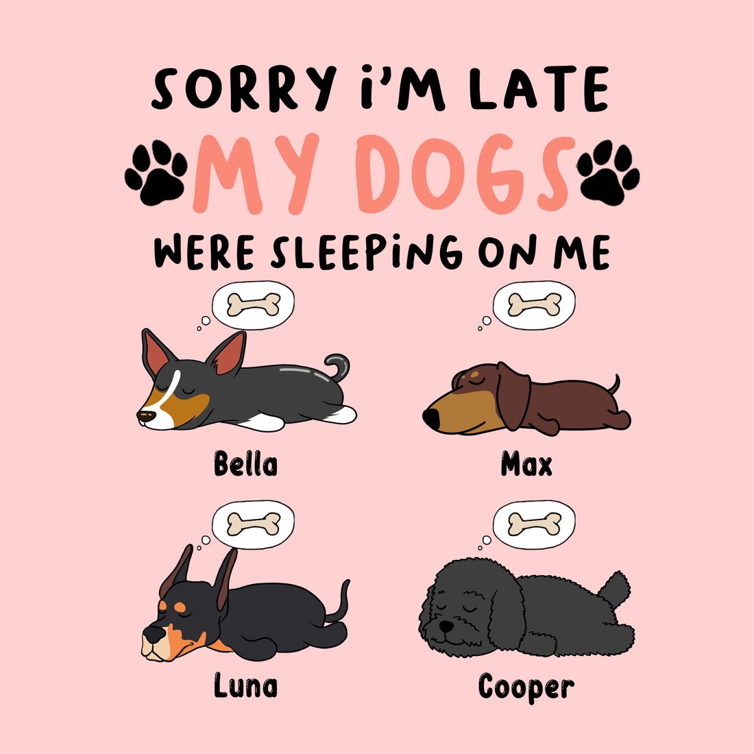 Sorry I'm Late My Pet Was Sleeping On Me - Personalized Dress With Pocket