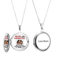 Best Freakin Partners In Crime - Personalized Locket Necklace - Gifts For Mum, Mothering Sunday, Mother's Day