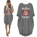 Like Mother Like Daughter Karma - Personalized Pocket Dress - Gift For Mother's Day, Birthday Gift For Mum