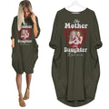 Like Mother Like Daughter Karma - Personalized Pocket Dress - Gift For Mother's Day, Birthday Gift For Mum