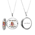 Like Mother Like Daughter - Personalized Round Photo Locket Necklace - Mother's Day Gifts, Gifts For Mum