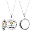 Respect Your Mother - Personalized Round Photo Locket Necklace - Gifts For Mother's Day