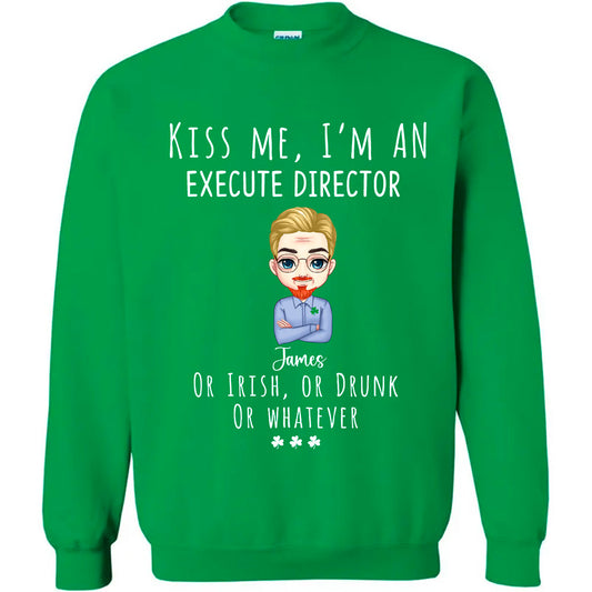 Kiss Me I'm St Patrick's Day Men's Personalized T-Shirt