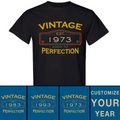 Vintage Perfection Birthday Gifts T-Shirt For Men Women
